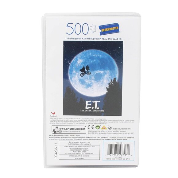 NEW 500 Pieces Jigsaw Puzzle ET E.T. Spin Master Game in Retro Blockbuster VHS C - Picture 3 of 10